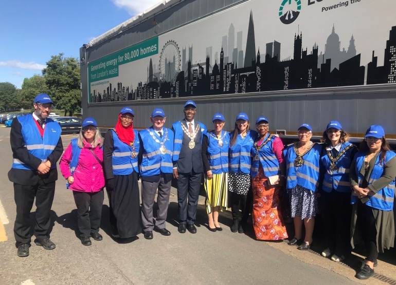 2019 North London Mayors visit EcoPark  